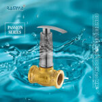 Ramya Concealed Brass 20mm For Bathroom and Kitchen Chrome Finish Concealed Tap Stop Valve Faucet (Wall Mount Installation Type) - Image 5