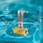 Ramya ORNAMIX  Concealed Tap 20mm Brass For Bathroom and Kitchen Chrome Finish Stop Valve Faucet - Image 4