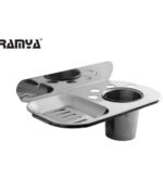 Ramya For Washroom And Toilet Stainless Steel Toothbrush Holder - Image 2