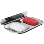 RAMYA Premium Quality Double Soap Dish/Holder Stainless Steel