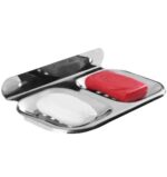 RAMYA Premium Quality Double Soap Dish/Holder Stainless Steel