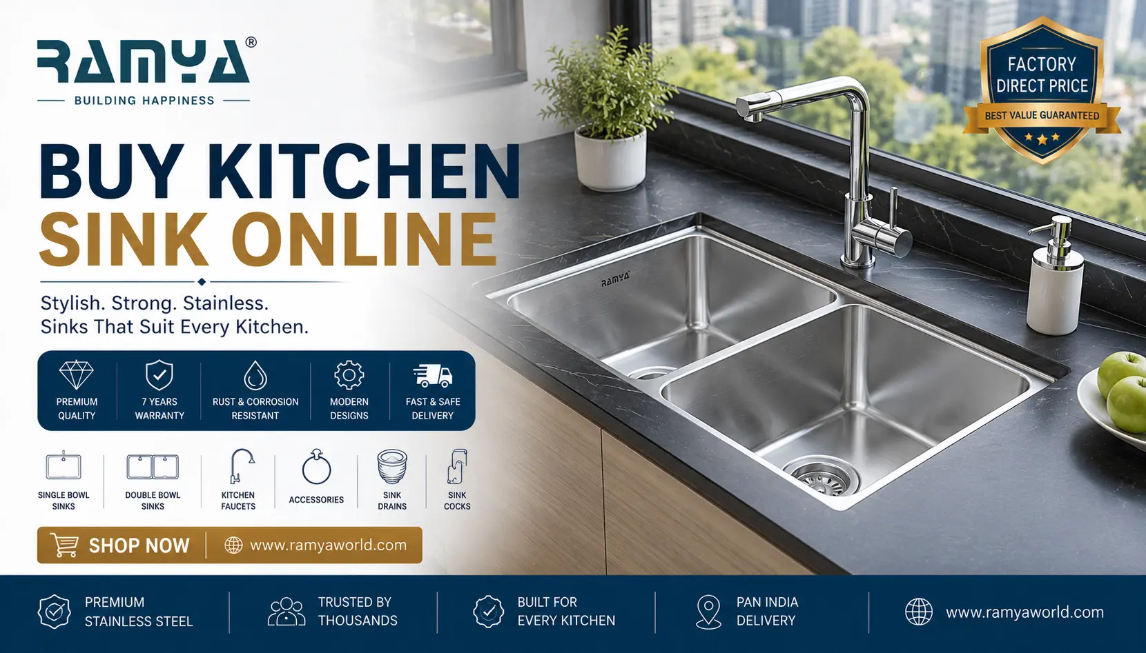 Buy kitchen sink online