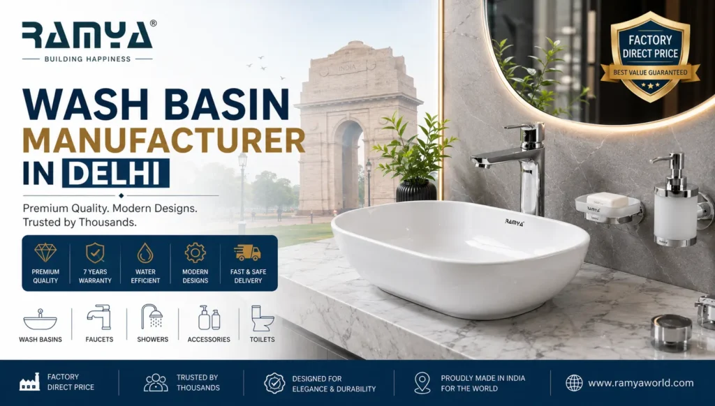 Wash Basin Manufacturer in Delhi