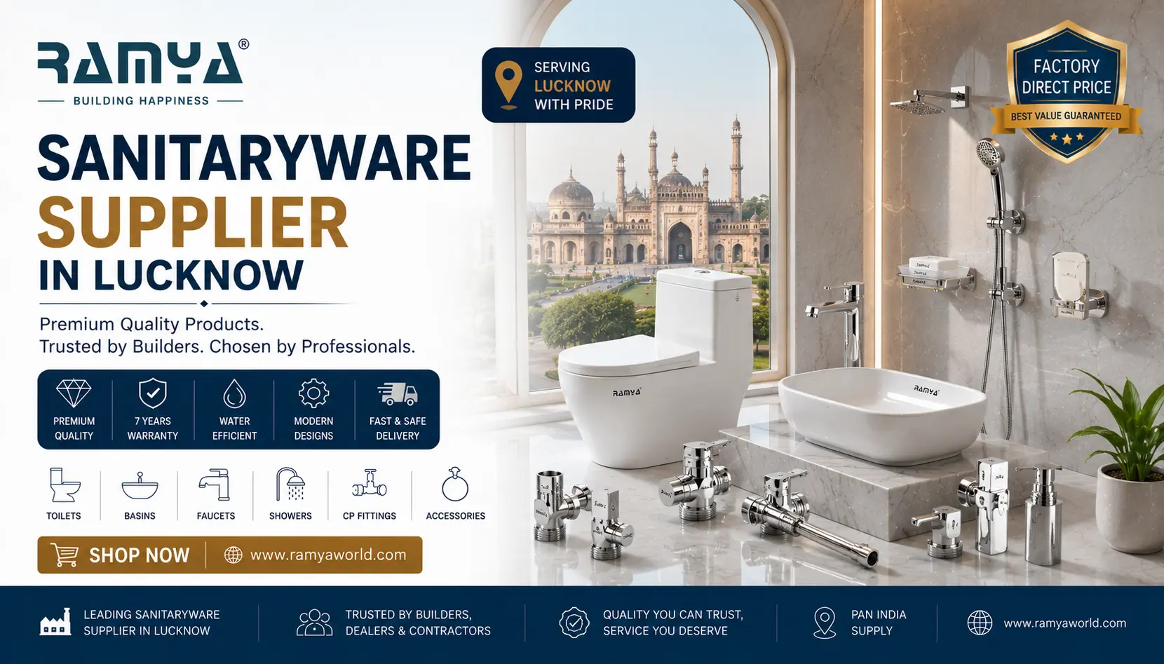 Sanitaryware Supplier in Lucknow