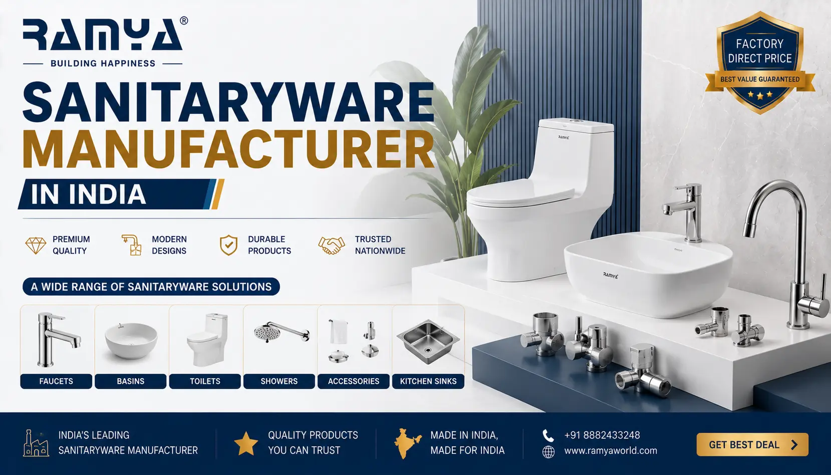 Sanitaryware Manufacturer in India