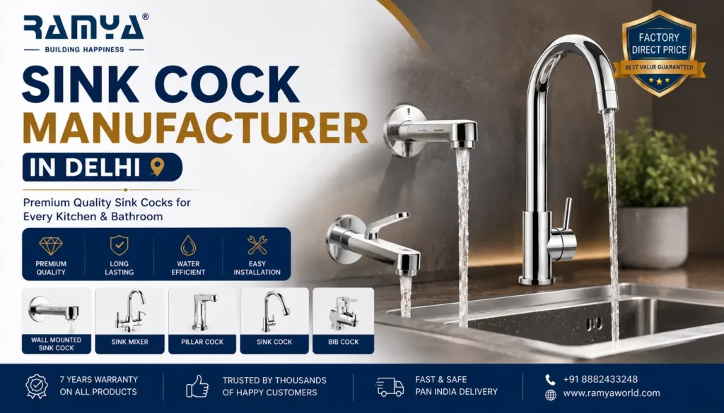 Sink Cock Manufacturer in Delhi