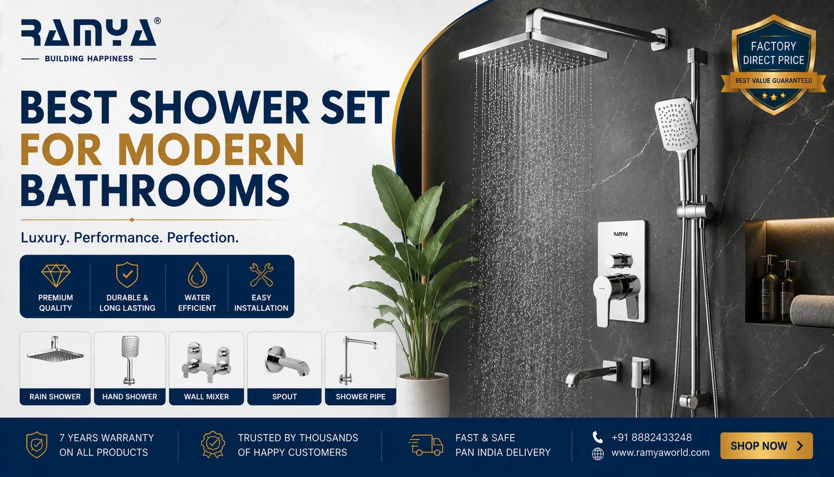 Best Shower Set for Modern Bathrooms