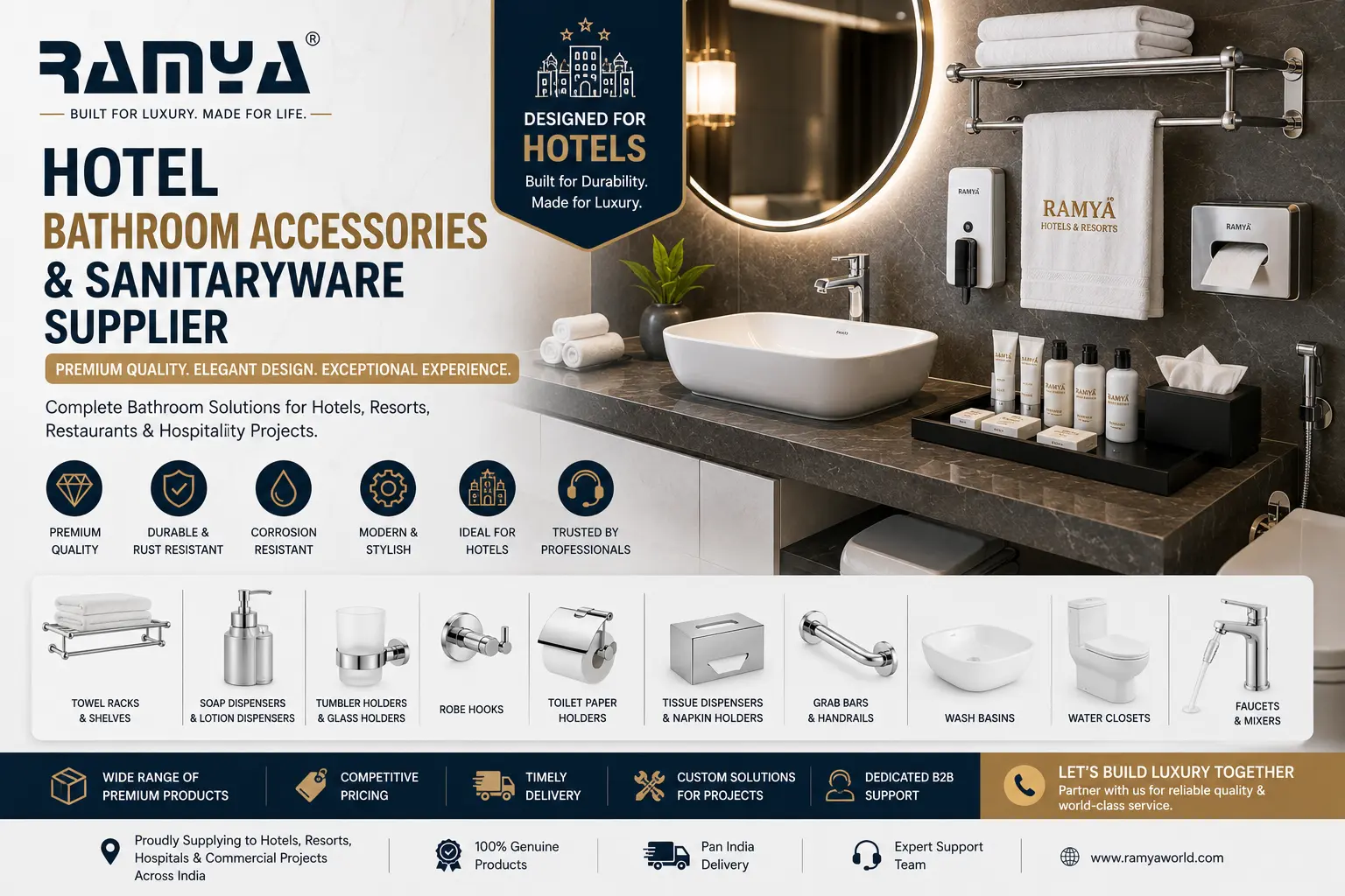 Hotel Bathroom Accessories Supplier
