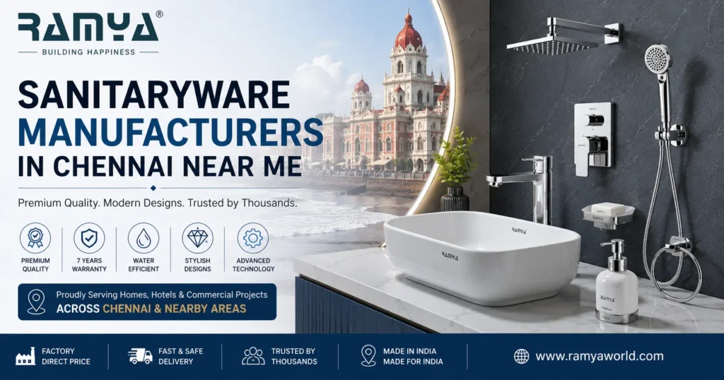 Sanitaryware Manufacturers in Chennai Near Me