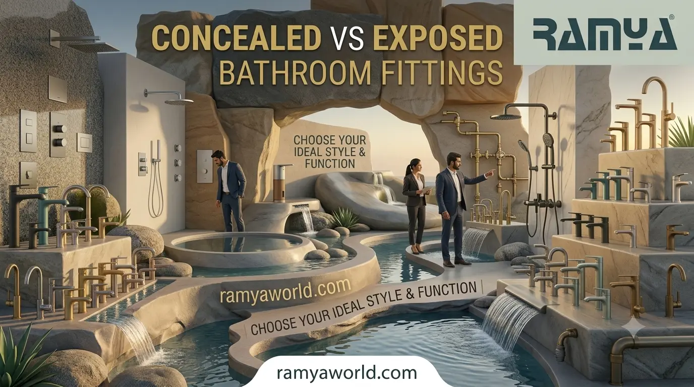 Concealed vs Exposed Bathroom Fittings