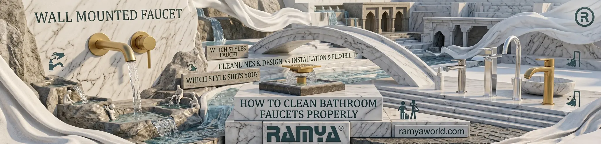 Wall Mounted Faucet vs Deck Mounted Faucet