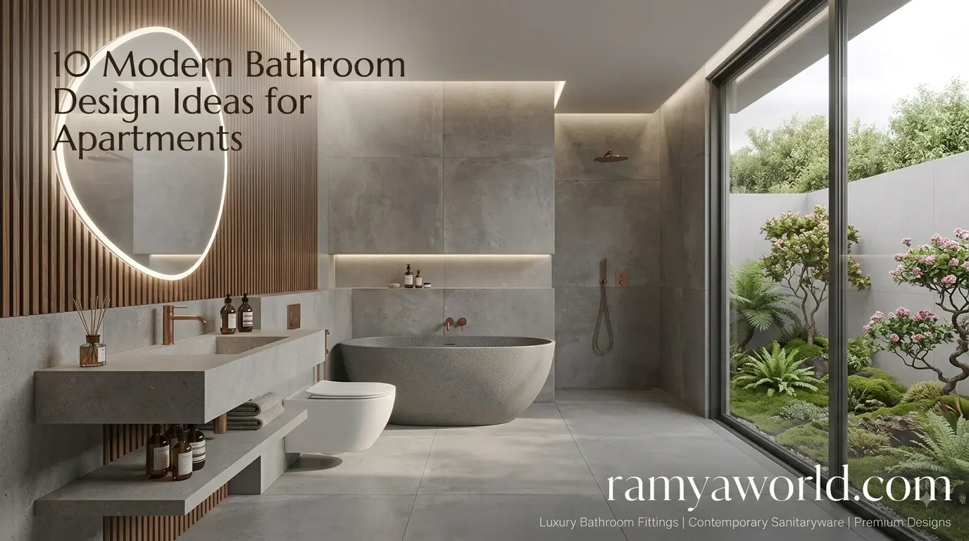 10 Modern Bathroom Design Ideas for Apartments