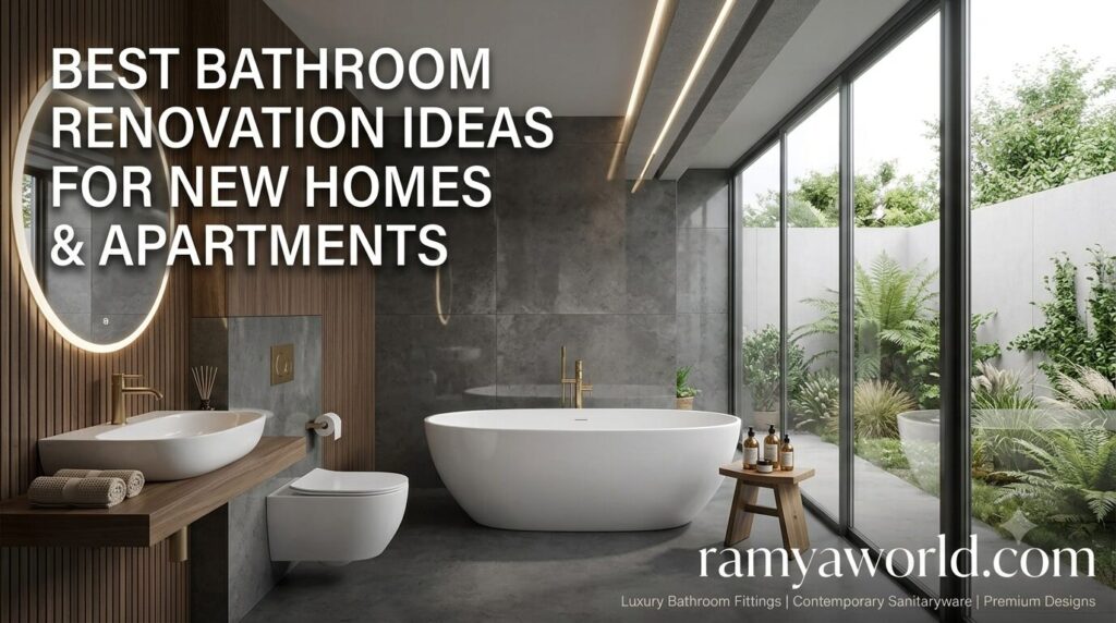 Best Bathroom Renovation Ideas for New Homes & Apartments