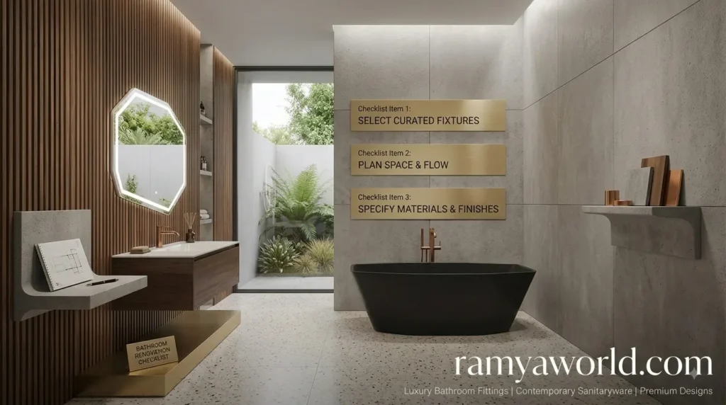 Bathroom Renovation Checklist