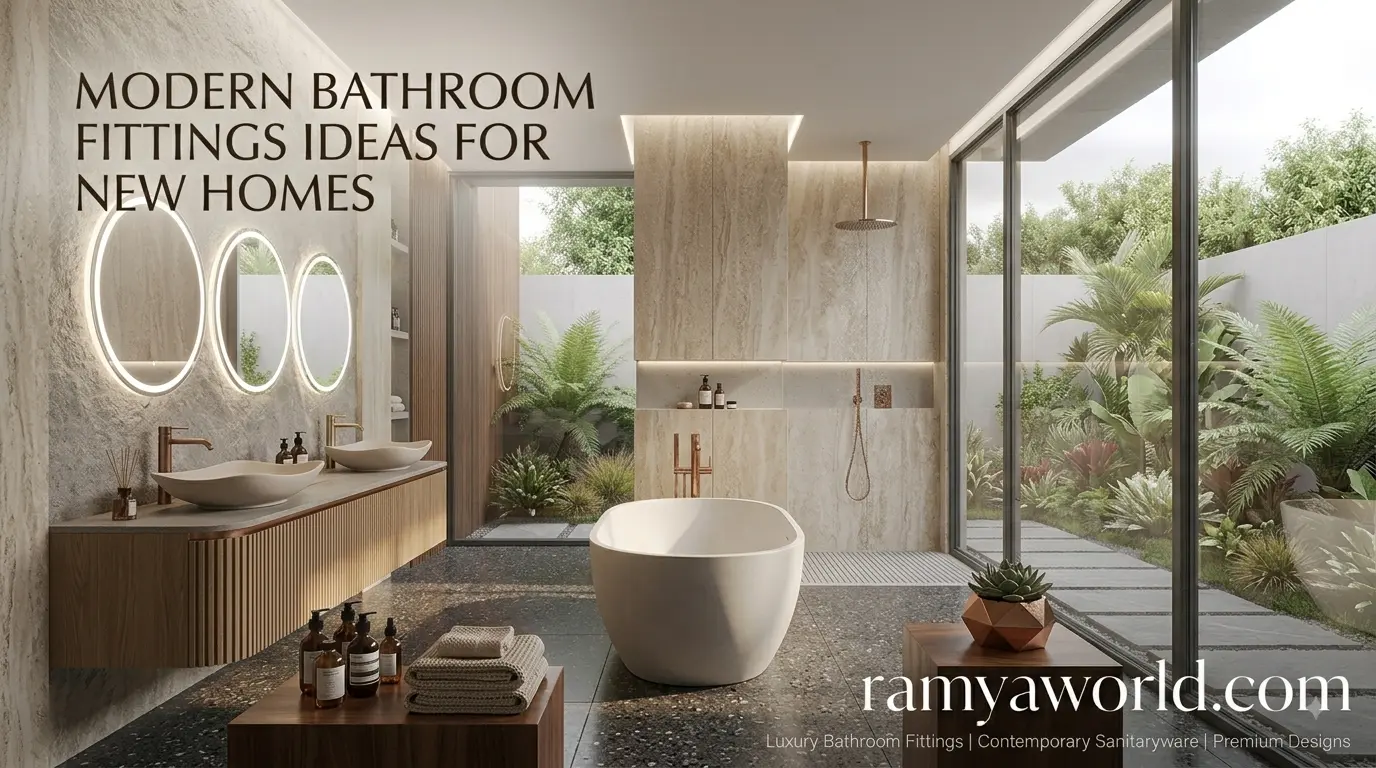 Modern Bathroom Fittings Ideas for New Homes