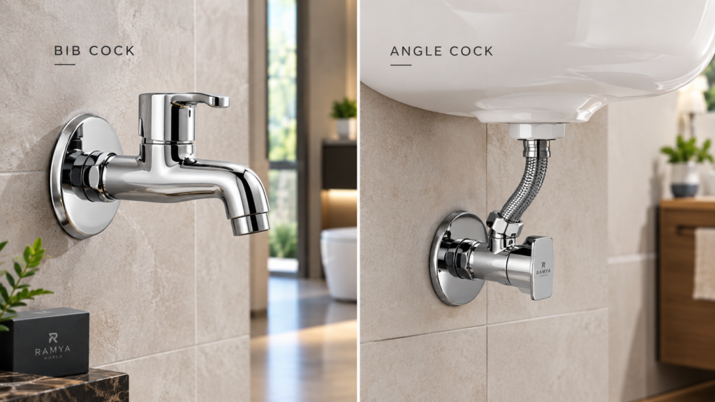 bib cock angle cock bib tap angle valve bathroom tap bathroom water tap brass bib cock brass angle cock PTMT bib cock bathroom fittings