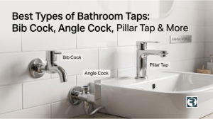 Ramya bathroom taps brass and PTMT