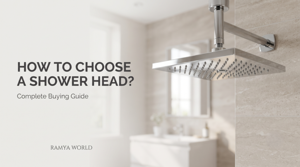 How to choose the right shower head for a bathroom